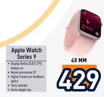 Unieuro Apple Watch Series 9 45 mm offerta