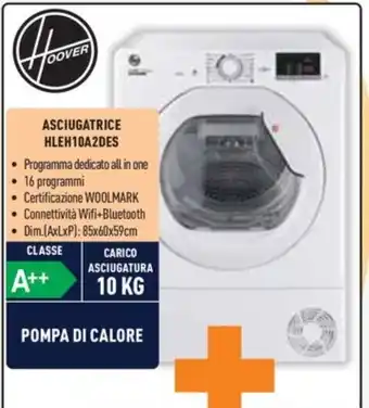 Unieuro Hoover ASCIUGATRICE HLEH10A2DES offerta