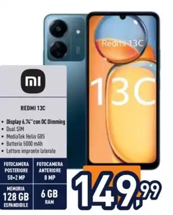 Unieuro REDMI 13C offerta