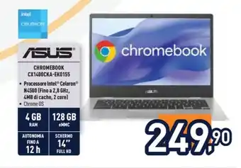 Unieuro Asus CHROMEBOOK CX1400CKA-EK0155 offerta