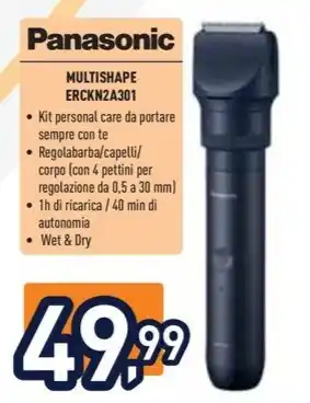 Unieuro Panasonic MULTISHAPE ERCKN2A301 offerta