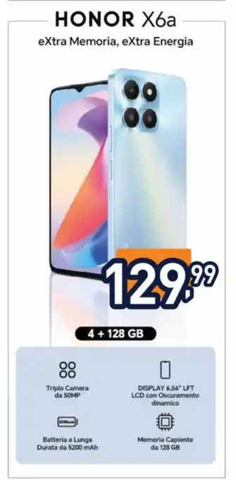 Unieuro HONOR X6a offerta