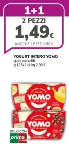 Basko YOGURT INTERO YOMO gusti assortiti offerta