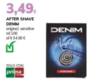 Basko AFTER SHAVE DENIM original, sensitive ml 100 offerta