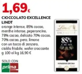 Basko CIOCCOLATO EXCELLENCE LINDT offerta