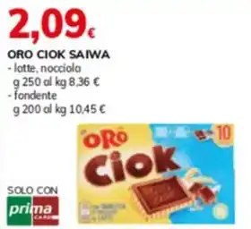 Basko ORO CIOK SAIWA - latte, nocciola g 250 offerta