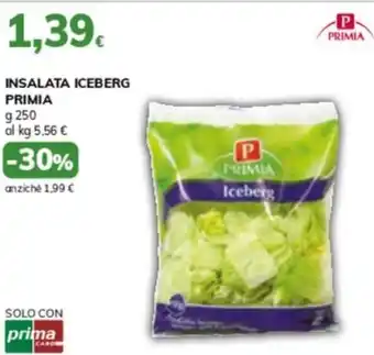 Basko INSALATA ICEBERG PRIMIA g 250 offerta