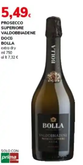 Basko PROSECCO SUPERIORE VALDOBBIADENE DOCG BOLLA extra dry offerta