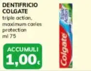 Basko DENTIFRICIO COLGATE triple action. maximum caries protection ml 75 offerta