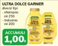 Basko ULTRA DOLCE GARNIER diversi tipi -shampoo ml 250 -balsamo ml 200 offerta