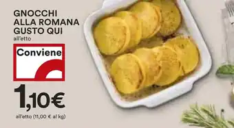 Coop GNOCCHI ALLA ROMANA GUSTO QUI offerta