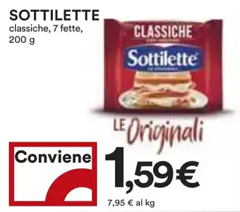 Coop SOTTILETTE classiche, 7 fette, 200 g offerta
