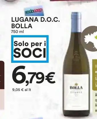 Coop LUGANA D.O.C. BOLLA 750 ml offerta