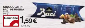 Coop CIOCCOLATINI BACI PERUGINA tubino, 37,5 g offerta