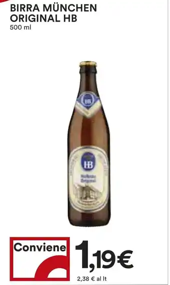 Coop BIRRA MÜNCHEN ORIGINAL HB 500 ml offerta
