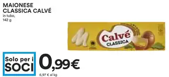 Coop MAIONESE CLASSICA CALVÉ in tubo, 142 g offerta