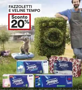 Coop FAZZOLETTI E VELINE TEMPO offerta