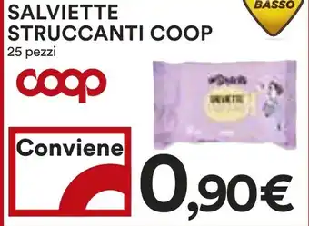 SALVIETTE STRUCCANTI COOP 25 pezzi