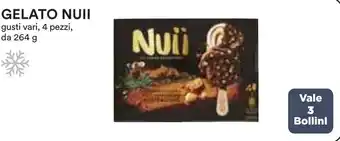 Coop GELATO NUII gusti vari, 4 pezzi, da 264 g offerta