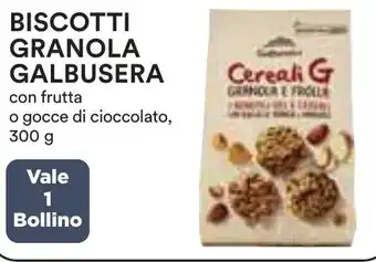 Coop BISCOTTI GRANOLA GALBUSERA 300 g offerta
