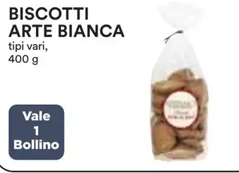 Coop BISCOTTI ARTE BIANCA tipi vari, 400 g offerta