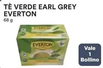 Coop TÈ VERDE EARL GREY EVERTON 68 g offerta