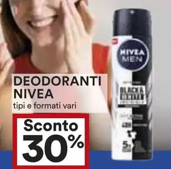 Coop DEODORANTI NIVEA NIVEA tipi e formati vari offerta