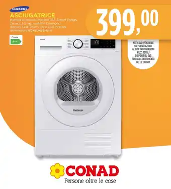 Conad SAMSUNG ASCIUGATRICE offerta