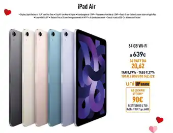 Unieuro iPad Air 64 GB Wi-Fi offerta