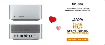 Unieuro Mac Studio offerta