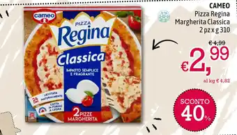 A&O CAMEO Pizza Regina Margherita Classica 2 pz x g 310 offerta
