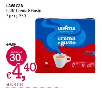 A&O LAVAZZA Caffè Crema & Gusto 2 pz x g 250 offerta