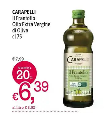 A&O CARAPELLI Il Frantolio Olio Extra Vergine di Oliva cl 75 offerta