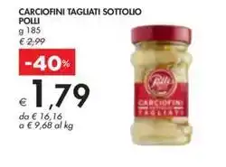 Bennet CARCIOFINI TAGLIATI SOTTOLIO POLLI offerta