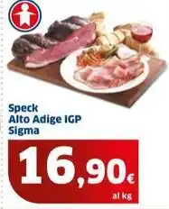 Ok Sigma Speck Alto Adige IGP Sigma offerta
