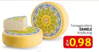 Formaggio latteria DANIELE