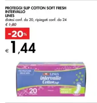 Bennet PROTEGGI SLIP COTTON SOFT FRESH INTERVALLO LINES offerta