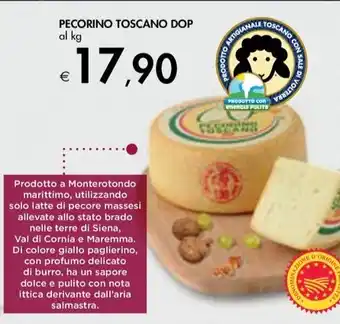 Bennet PECORINO TOSCANO DOP al kg offerta