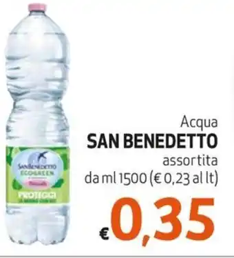 Acqua SAN BENEDETTO assortita da ml 1500