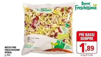 Iperal MISTA FINE FRESCHISSIME IPERAL g 350 offerta