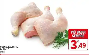 Iperal COSCIA BAULETTO DI POLLO al kg offerta