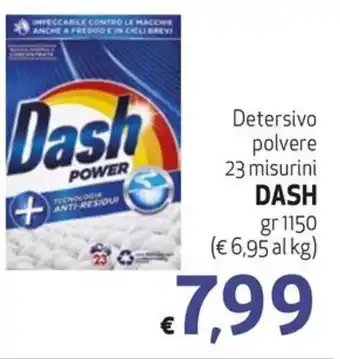 Detersivo polvere 23 misurini DASH gr 1150