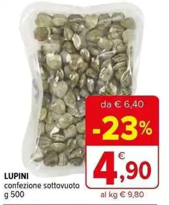 Iperal LUPINI confezione sottovuoto g 500 offerta