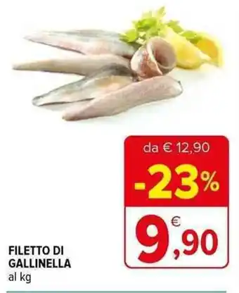 Iperal FILETTO DI GALLINELLA offerta