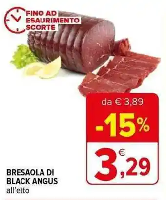 Iperal BRESAOLA DI BLACK ANGUS all'etto offerta