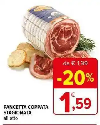 Iperal PANCETTA COPPATA STAGIONATA all'etto offerta