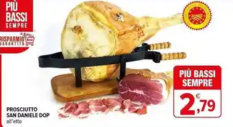 Iperal PROSCIUTTO SAN DANIELE DOP all'etto offerta