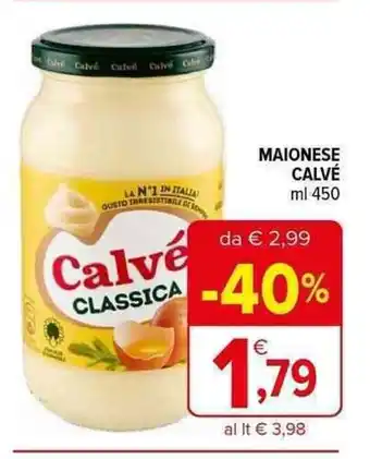 Iperal MAIONESE CALVÉ ml 450 offerta
