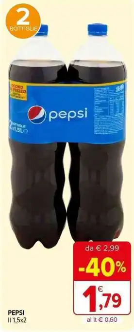 Iperal PEPSI lt 1,5x2 offerta