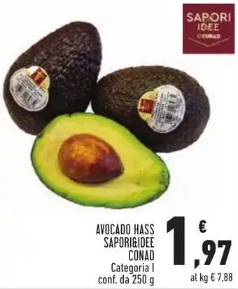 Conad Superstore AVOCADO HASS SAPORI&IDEE CONAD Categoria conf. da 250 g offerta